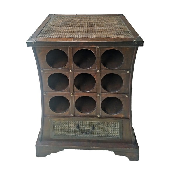 Brūns vīna skapis pudeļu skaits 9, 46x58 cm – Deco Pleasure-image-2