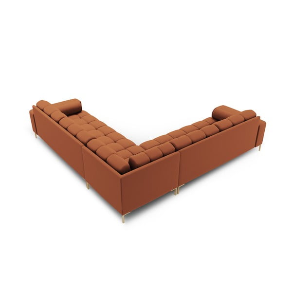 Ķieģeļu sarkans stūra dīvāns (ar maināmu stūri) Bali – Cosmopolitan Design-image-4