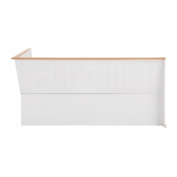 Balts priedes masīvkoka sols ar maināmu stūri Støraa Silas-image-1