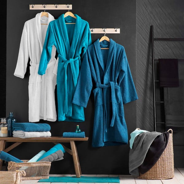 Balts kokvilnas halāts M Tendresse – douceur d'intérieur-image-3