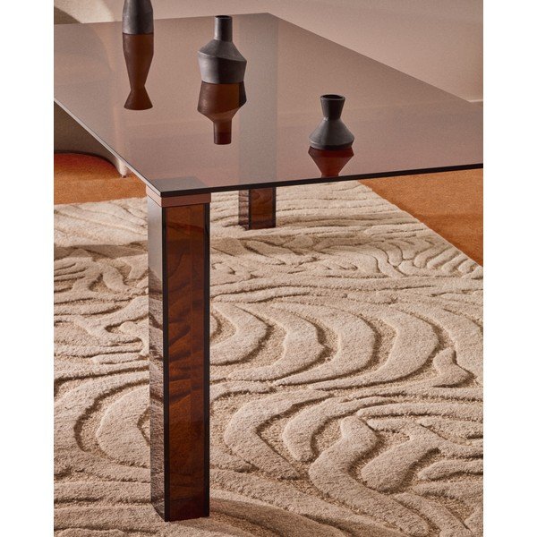 Stikla ēdamgalds 90x160 cm Adularia – Kave Home-image-1