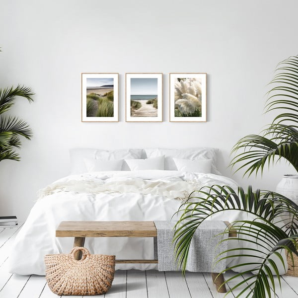 Gleznas (3 gab.) 30x40 cm Beach – knor-image-1