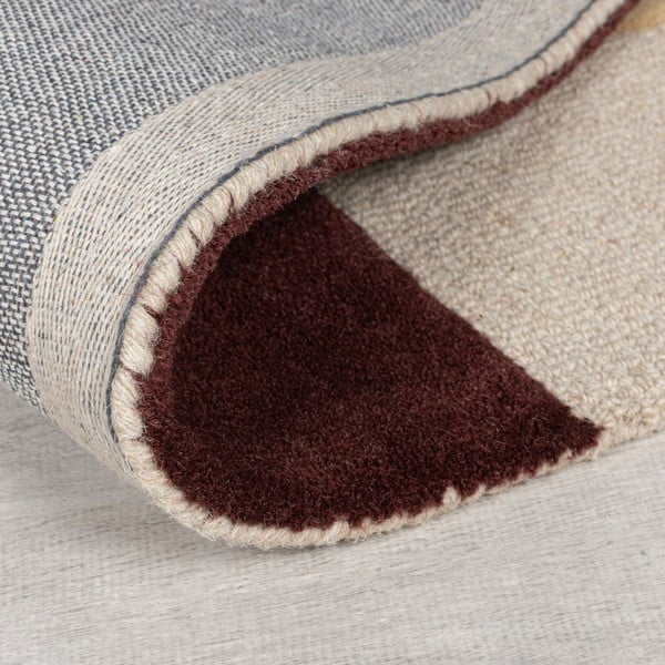 Violets ar rokām darināts vilnas paklājs 120x170 cm Glow Purple Multi – Flair Rugs-image-3