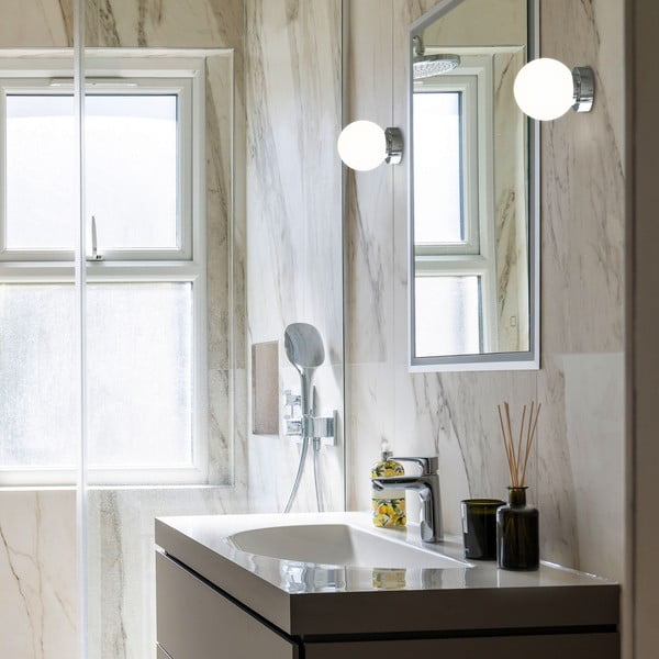 Griestu lampa sudraba krāsā SULION Sena, ø 15 cm-image-2