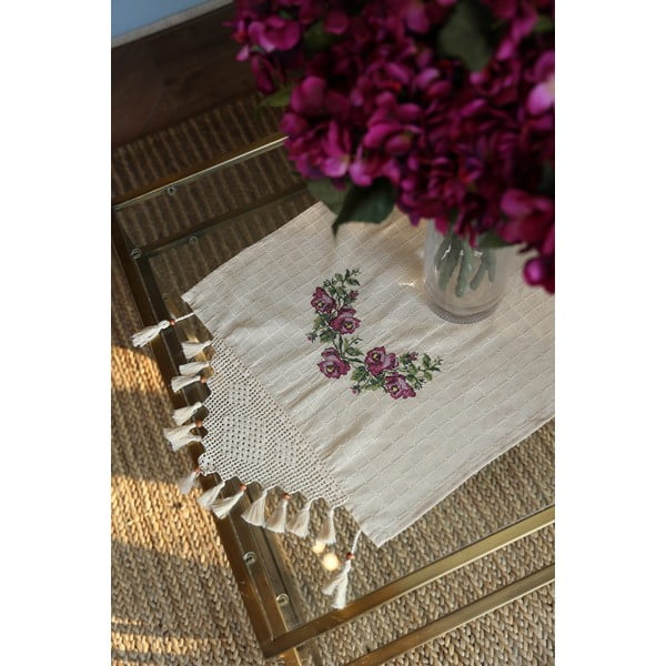 Kokvilnas galda celiņš 45x150 cm Cross – Oyo Concept-image-4