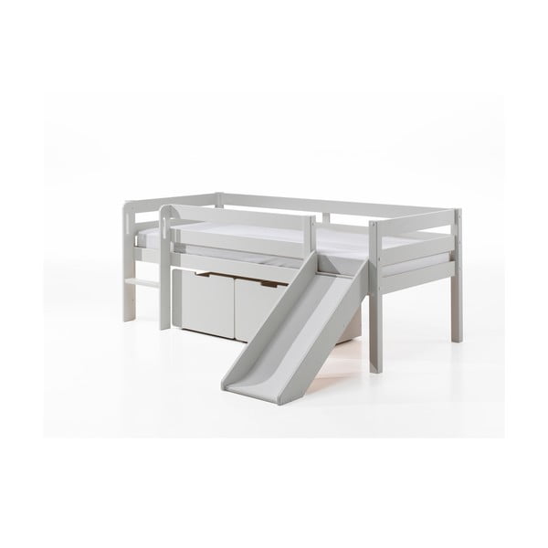 Baltas atvilktnes zem bērnu gultas (2 gab.) Pino – Vipack-image-2