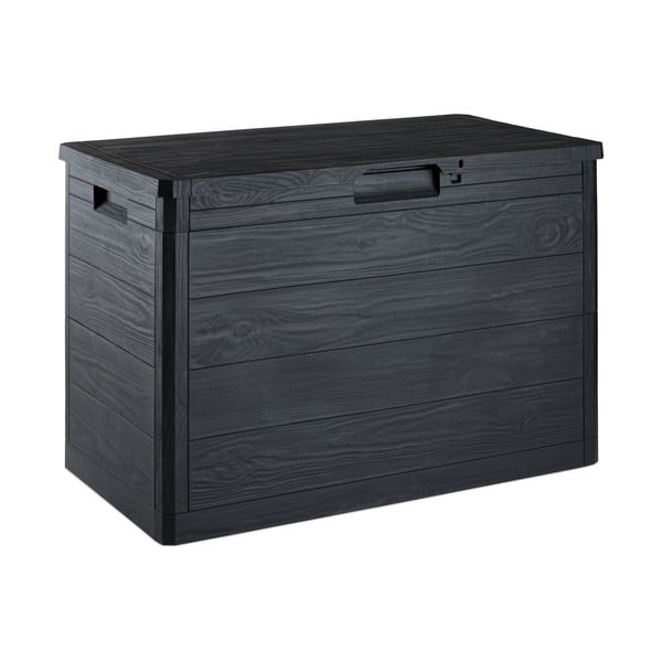 Antracīta pelēka dārza uzglabāšanas kaste Woodys – Toomax