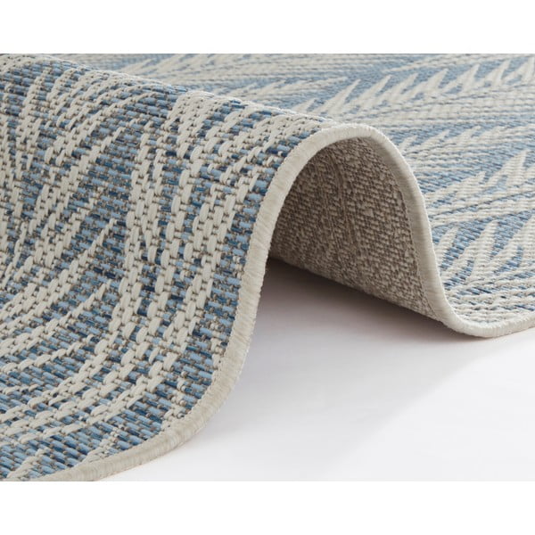 Pelēks un zils āra paklājs NORTHRUGS Pella, 140 x 200 cm-image-3