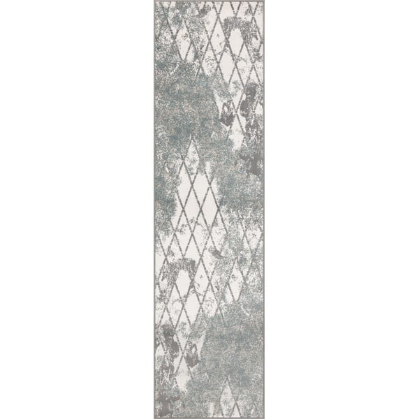 Dūmakaini zils celiņa paklājs 80x300 cm Sensi Gepi – FD