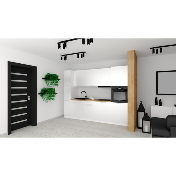 I veida virtuves iekārta ar darba virsmu 280 cm Lyle – STOLKAR