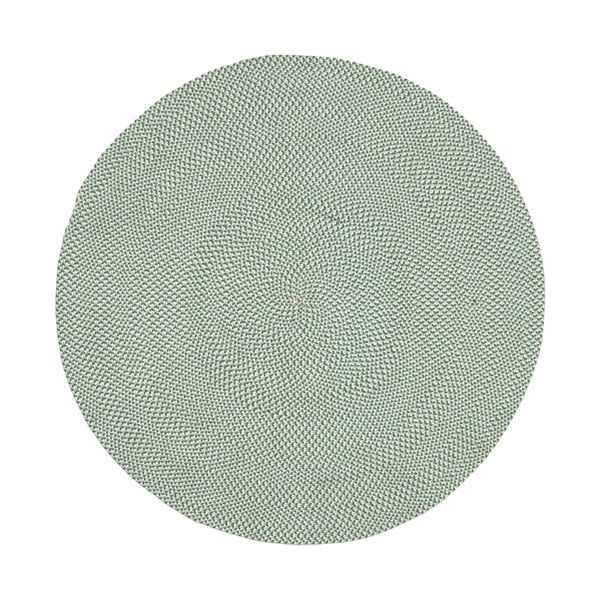 Zaļš paklājs no pārstrādāta plastmasas Kave Home Rodhe, ø 150 cm