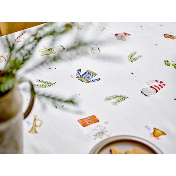Kokvilnas galdauts ar Ziemassvētku motīvu 140x350 cm Christmas Days – Södahl-image-2