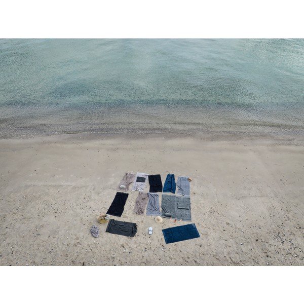 Tumši zils vannas dvielis Zone Classic, 70 x 140 cm-image-1