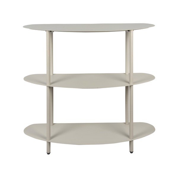 Pelēks metāla plaukts 90x82x28 cm Riqueza – Leitmotiv-image-2