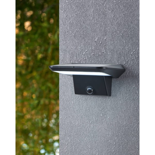 LED sienas āra gaismeklis ar saules baterijām (augstums 7,5 cm) PORRASSA – EGLO-image-1