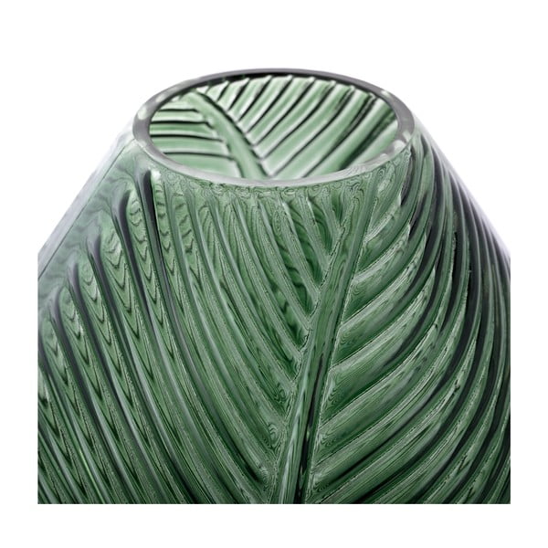 Zaļa stikla vāze (augstums 22 cm) Terrassa – AmeliaHome-image-2