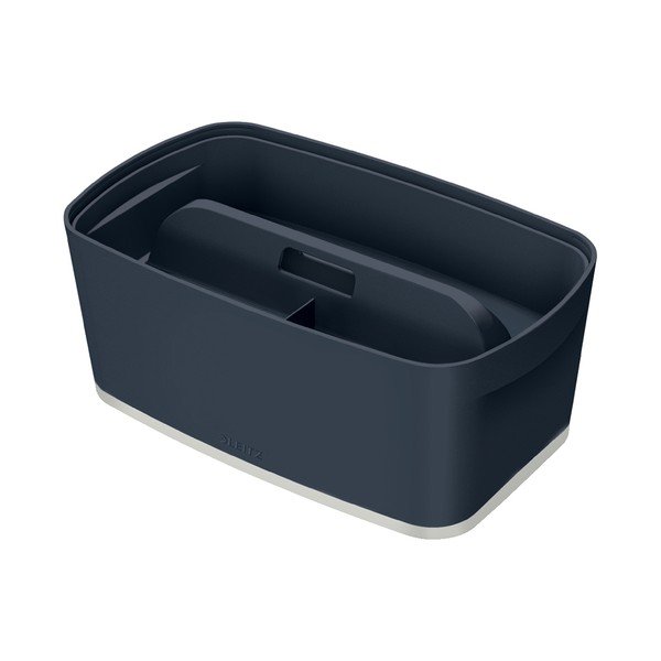 Pelēka pārnēsājamā kaste ar vāku Leitz MyBox Mailder, tilpums 5 l-image-4