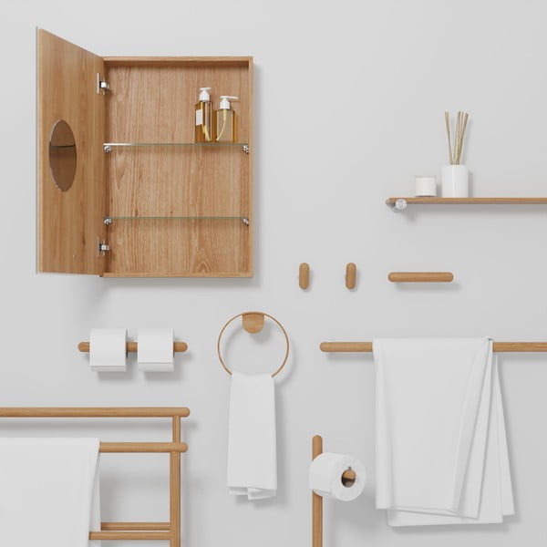 Ozolkoka sienas vannasistabas skapītis Wireworks Slimfit-image-4