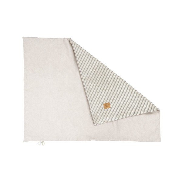 Krēmkrāsas velveta bērnu sega 100x77 cm – Meowbaby-image-1