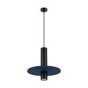 Tumši zila/bēša metāla piekaramā lampa ø 30 cm Olisa – Sollux