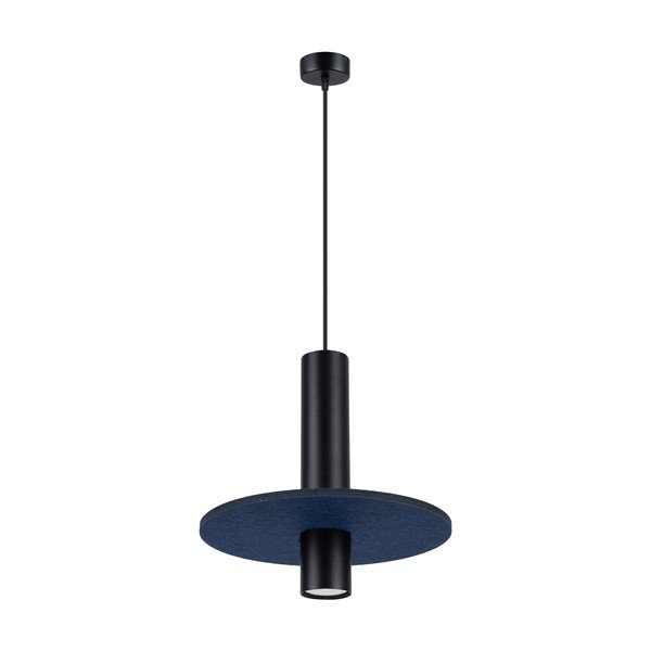 Tumši zila/bēša metāla piekaramā lampa ø 30 cm Olisa – Sollux