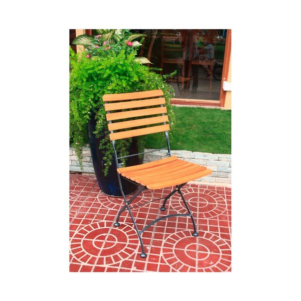 Brūns masīvkoka dārza atpūtas krēsls Vienna – Garden Pleasure-image-1
