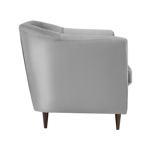 Pelēks samta dīvāns Kooko Home Glam, 175 cm-image-2