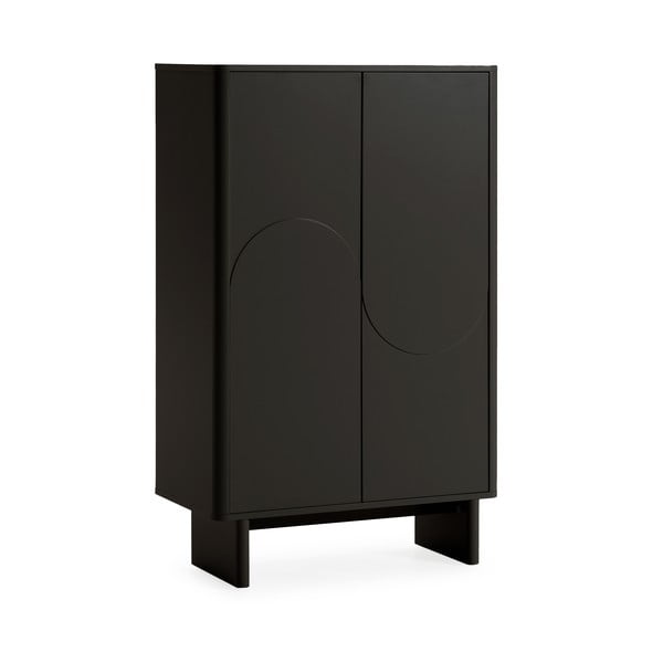 Melns skapītis 80x130x40 cm Solei – MOME-image-2