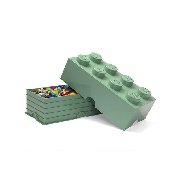 Haki zaļa LEGO® glabāšanas kaste-image-2