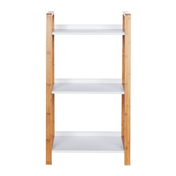 Bambusa vannas istabas plaukts ar 3 plauktiem Wenko Finja-image-1