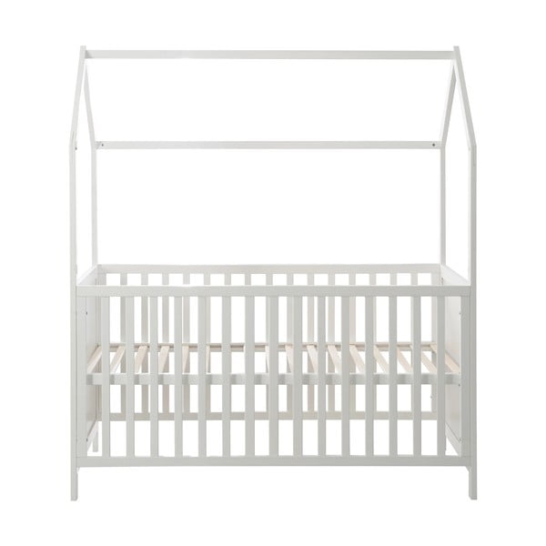 Balta bērnu gultiņa 70x140 cm – Roba-image-2