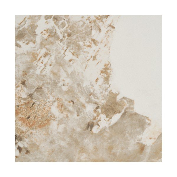 Bēšs/dabīga toņa apaļš žurnālgaldiņš ar marmora imitācijas galda virsmu ø 80 cm Athens – House Nordic-image-3