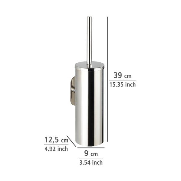 Nerūsējošā tērauda pašturoša tualetes birste Wenko Orea-image-2