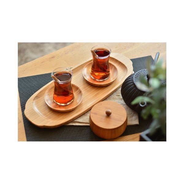 Bambusa servēšanas paplāte Bambum Getto, garums 40 cm-image-1