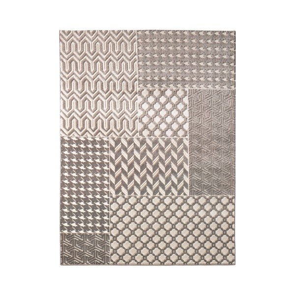 Paklājs Schöngeist & Petersen Noblesse Patchwork Dark, 290 x 200 cm