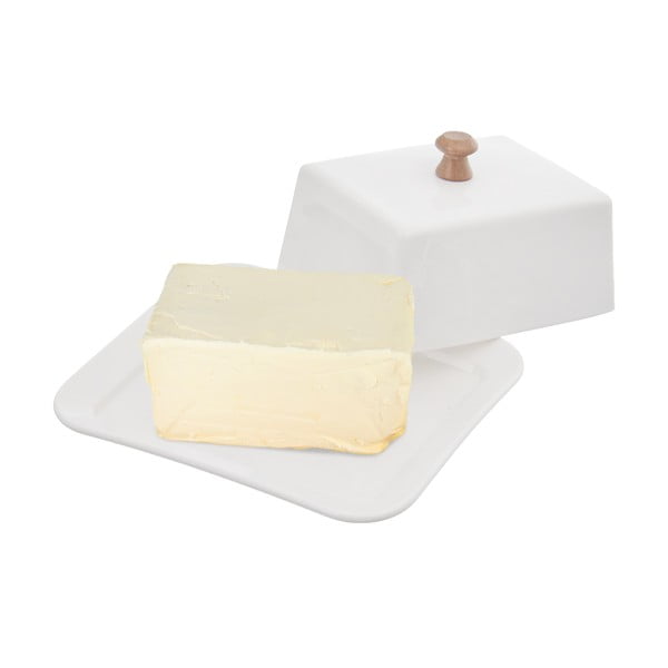 Balts porcelāna sviesta trauks Orion Whiteline-image-1