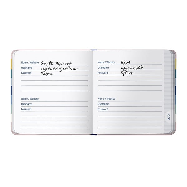 Paroļu blociņš 96 lpp. Stripe – Busy B-image-4