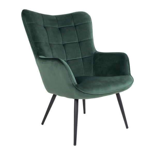 Zaļš krēsls ar samta polsterējumu House Nordic Dublin