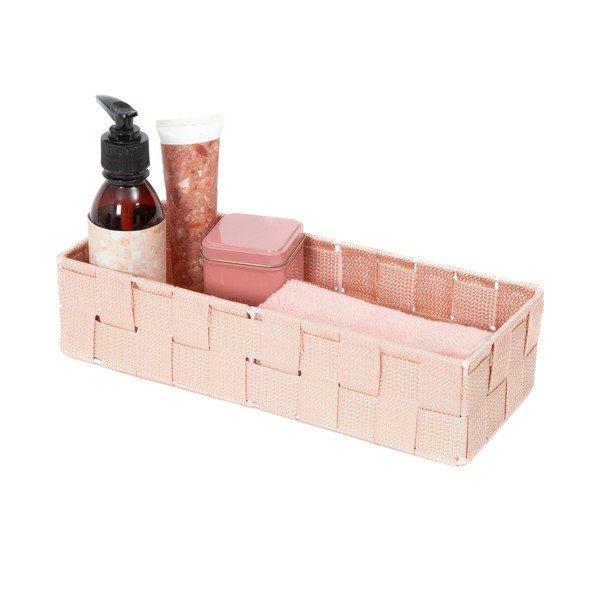 Rozā vannas istabas organizators Compactor Stan, 30 x 12 cm-image-1