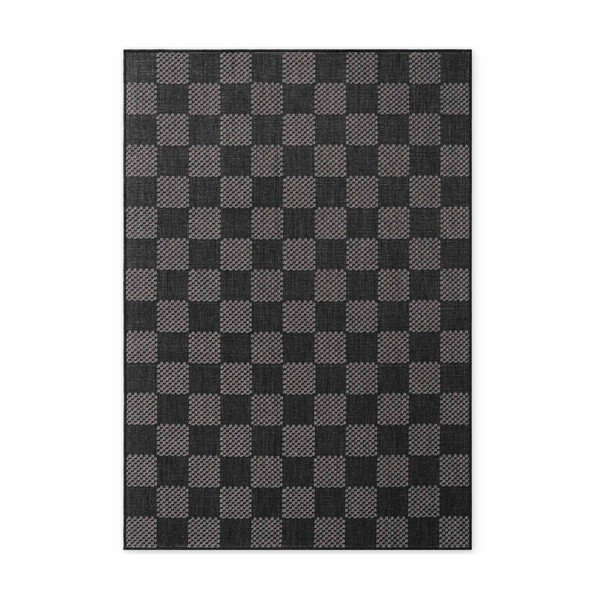 Melns/krēmkrāsas iekštelpu un āra paklājs 120x170 cm Haringey Dorothy – Ted Baker