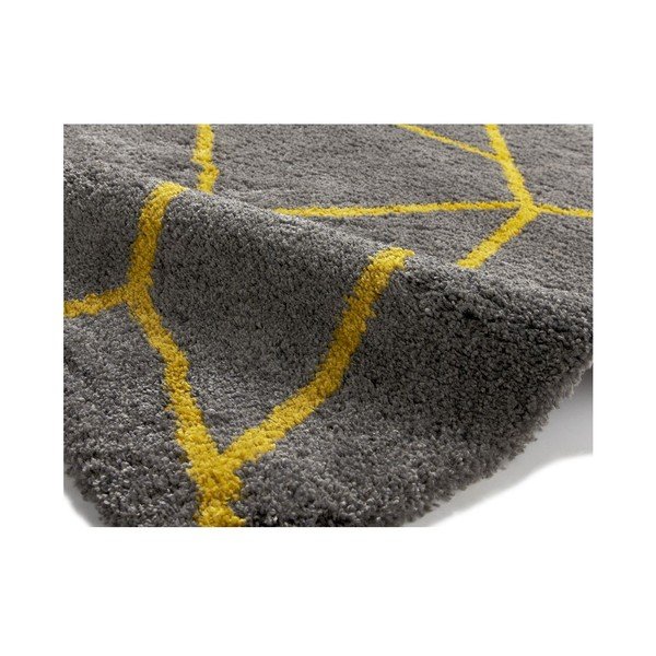 Pelēks un dzeltens paklājs Think Rugs Royal Nomadic Grey & Yellow, 120 x 170 cm-image-2