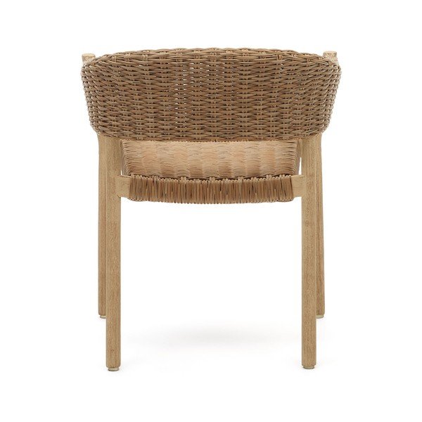 Dabīga toņa masīvkoka dārza krēsls Pola – Kave Home-image-2