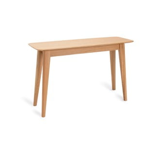 Konsoles galds ar ozolkoka kājām Unique Furniture Rho, 120 x 40 cm