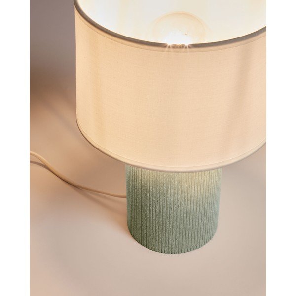 Balta/tirkīzzila bērnu galda lampa Bianella – Kave Home-image-2