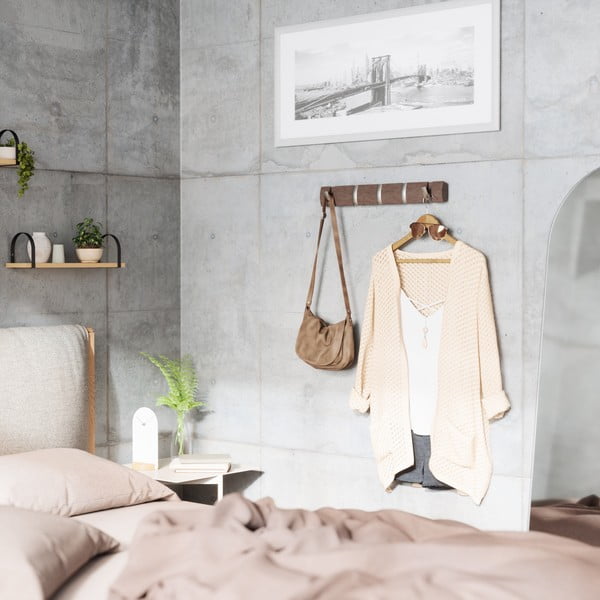 Pelēks sienas pakaramais no papeles koka Flip – Umbra-image-1