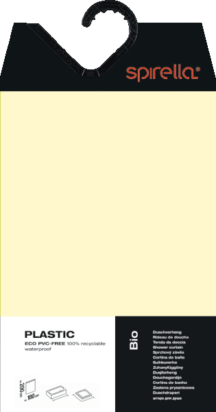 Dušas aizkars 180x200 cm Bio – Spirella-image-2