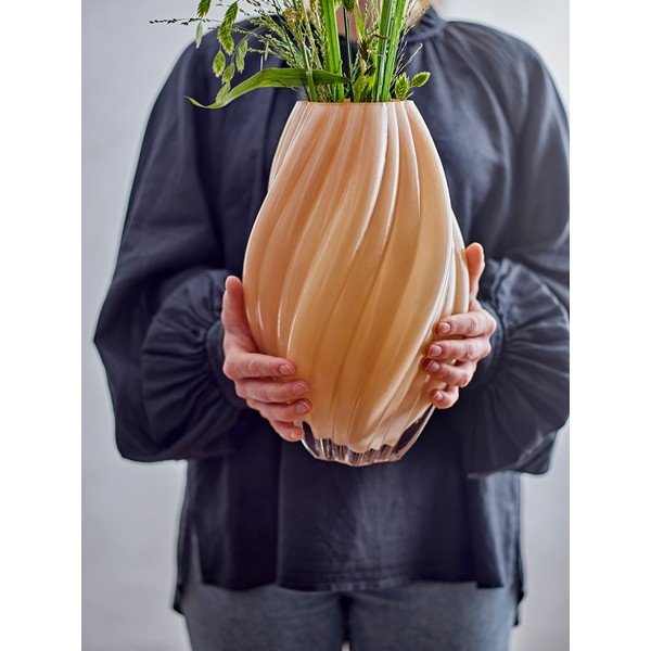 Oranža stikla vāze (augstums 30 cm) Kanji – Bloomingville-image-2