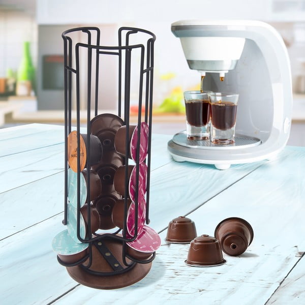 Melns kafijas kapsulu statīvs Radka – Orion-image-1