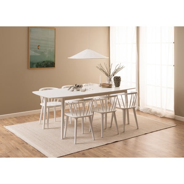 Balts pusdienu krēsls Ida – Actona-image-2