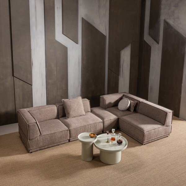 Spīdīgs apaļš sānu galdiņš ø 40 cm Veluna – WOOOD-image-1